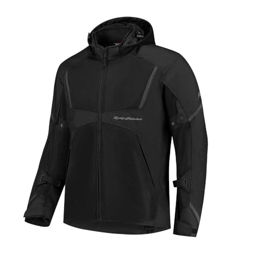 Veste moto textile Rusty Stitches Carlo noire M pour vos sorties urbaines