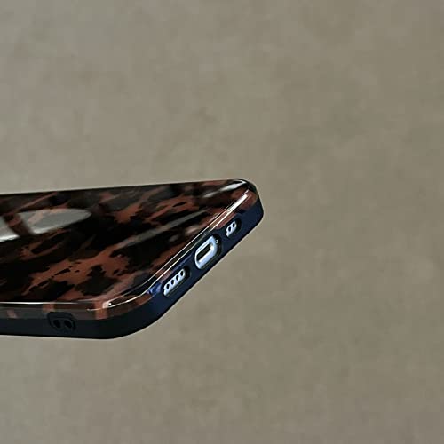 Case Compatible with iPhone 14 Pro Max, Tortoise Shell Amber Brown Leopard Print | Retro Chic Stylish Classic Cute Protective Cover,6.7inch by Reezaddin - Image 9