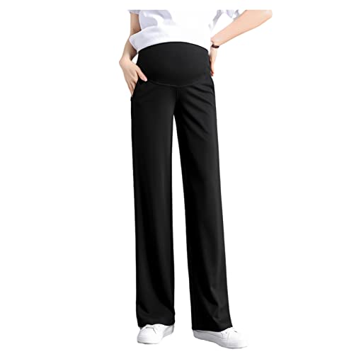 Pantalon de maternité slim ajustable mode pour femme enceinte active