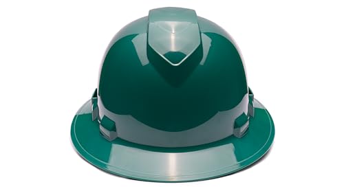 Image of Pyramex Ridgeline Full Brim Hard Hat 4 Point Ratchet Vented