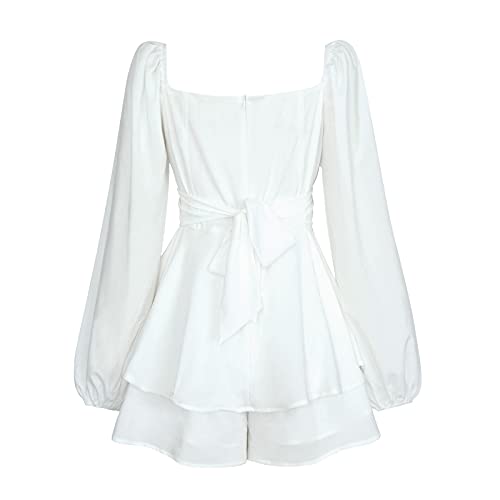 Robe de pirate en mousseline de soie avec corset blanc chic