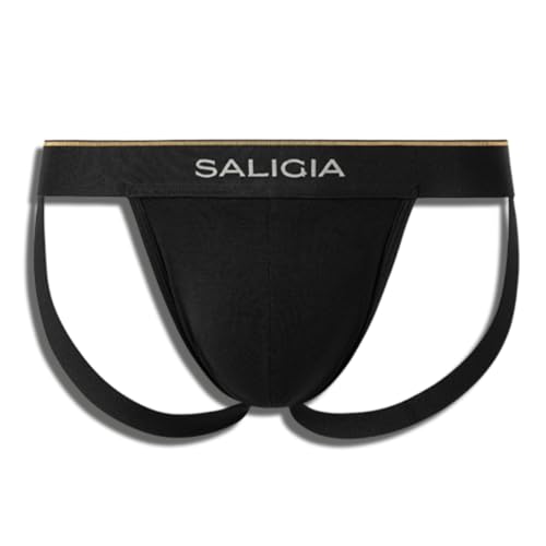 SALIGIA Mens Underwear Jockstraps for Men Pack of 4 Cotton Underwear for Men