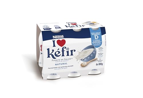 Nestlé Kéfir Natural, 6 x 100g