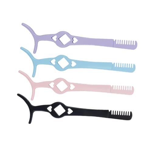 4本 まつげ カーラー コーム まつげ クランプ まつげ エクステンション ピンセット アイ ラッシュ ピンセット コーム ラッシュ ツール まつげ アプリケーター ツール ラッシ