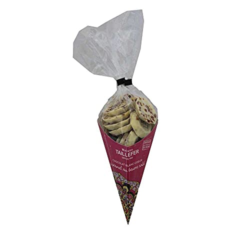 MAISON TAILLEFER Cornet de Chocolat Blanc Fourre Caramel Beurre Sale 150 g