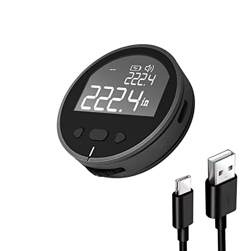 Digital Measuring Tape with LED Display, Digital Tape Measure with cm/ft/in 3 Measurement Units, Electronic Rolling Ruler Body Tape Measure, Mini Tape Measure for Flat Curved Round Surface Length