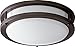 Oxygen Lighting Oxygen 3-618-22 Contemporary Modern LED Ceiling Mount from Oracle Collection Dark Finish, Oiled Bronze