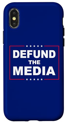 DEFUND THE MEDIA STOP �U�̃j���[�X���T�|�[�g���Ȃ� �X�}�z�P�[�X iPhone X/XS �p
