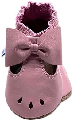 Real Leather easy-on Baby Shoes (USA BRAND) (Pink, us_footwear_size_system, infant, age_range, medium, 9_months, 12_months) | Image 1