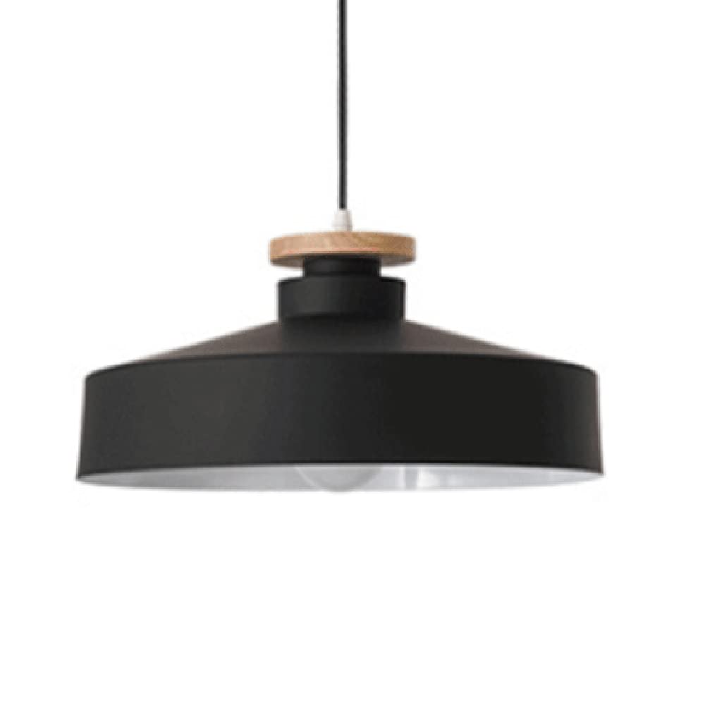 RCIDOS Luces Colgantes Estilo Nórdico Pantalla Luz Techo Creativa Industrial Lámpara Suspensión Escandinava Metal con Accesorio Iluminación Techo Cable Ajustable para Cocina, Cafetería Rústica
