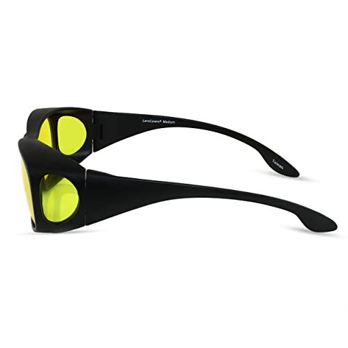 Image of LensCovers Polarized Wraparound Sunglasses | Wear Over Sunglasses | Fitover for Glasses