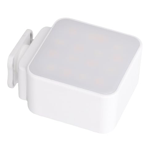 Luce di Riempimento LED della Fotocamera Compact e Leggero per la Registrazione Video Action Pocket 3 bianco