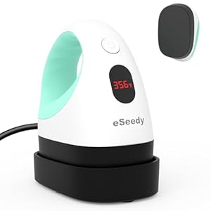 Mini Heat Press Machine, 3 Heat Settings& Fast Heating, 15 Mins Auto-Off, Insulated Safety Base, Mini Iron for Crafting, T Shirts, Hats, Heating Transfer Projects(White Green)