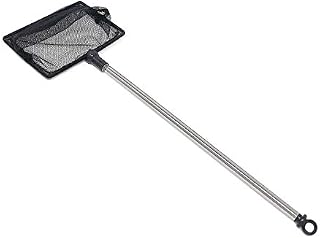FISH PROS Fine Mesh Fish Tank Net with Long Handle – Aquarium Fish