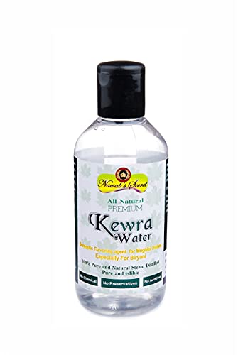 Nawab's Secret 100% Natural Premium Kewra Water 400 ml(Pack of 2 * 200ml) - Essence for Biryani and Mughlai Dishes