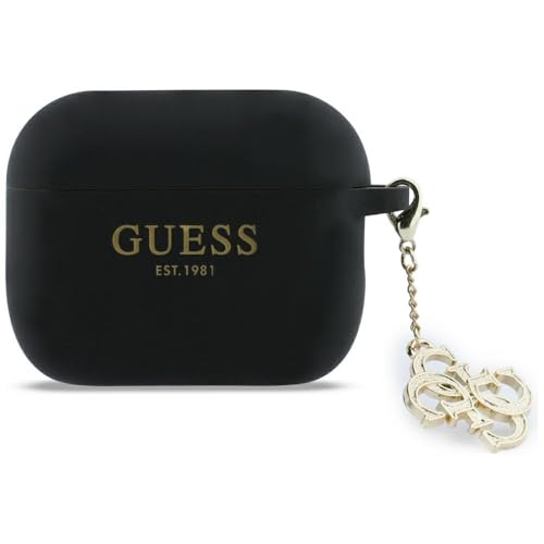 CG Mobile Guess Coque de protection en silicone pour AirPods Pro 3 Noir