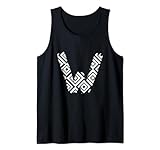 Abstract White Letter Tees