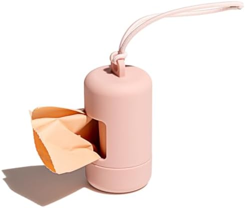 Wild One Dog Poop Bag Holder and Dispenser with Leash Attachment,...