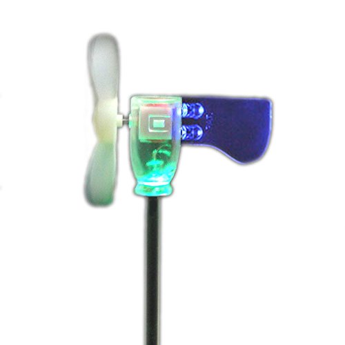 Preisvergleich Produktbild DOREKIN Schlag-Licht LED-Mini-Turbine Kleine Windmühle Garten-Licht
