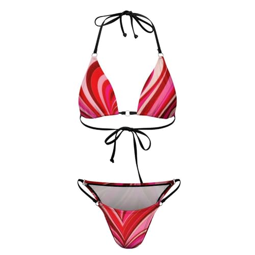 Women's Two Pieces Bikini Set High Leg Tankini4