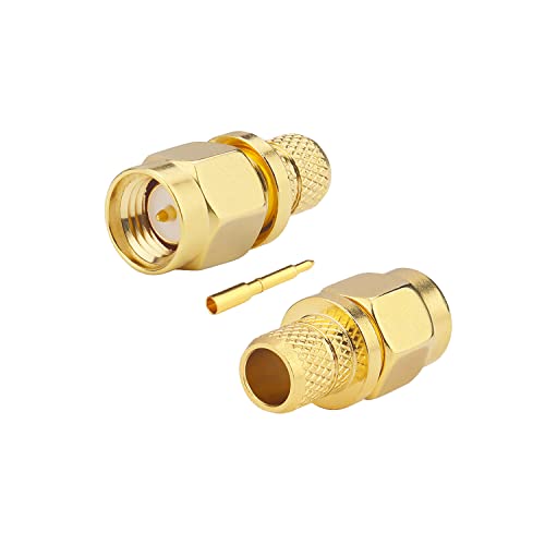 Conector macho SMA para cable coaxial LMR240 (10 unidades) miniatura 3