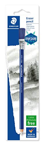 Staedtler Eraser Pencil with Brush, White