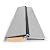 Door Threshold for Exterior Door - Outswing Exterior Door Threshold Seal, Fixed Bumper Sill with Q-Lon Seal, Oak with Aluminum Top - 36 inches (Aluminum, 36")