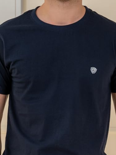 Image of Lux Cozi Men's Cotton Solid Regular Fit T-Shirt