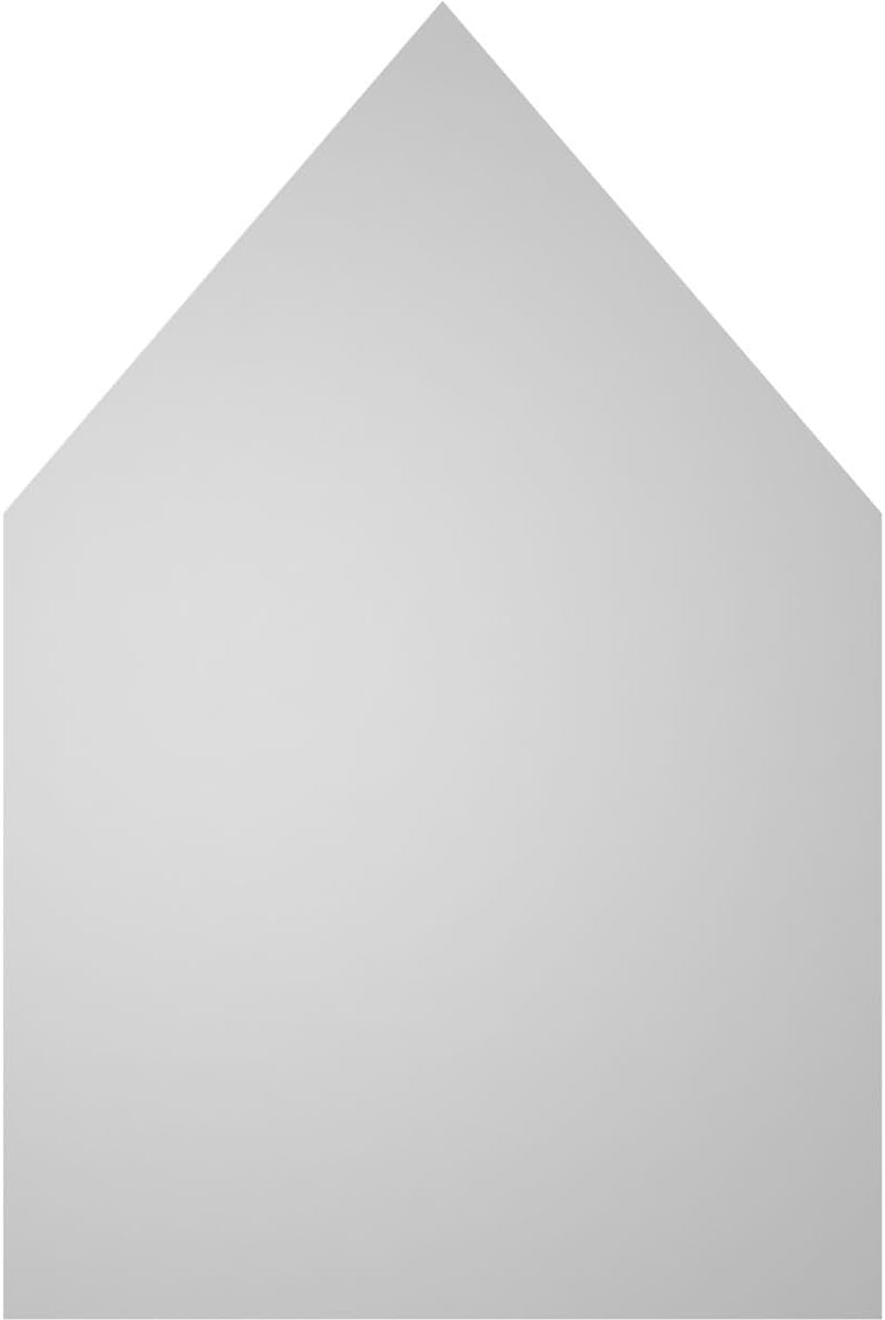 GVSPE16X2402SN-14 Peaked Top Brickmould Frame, Primed Tan Signature Series Surface Mount Gable Vents, 16-in. W x 24-in. H, Unfinished