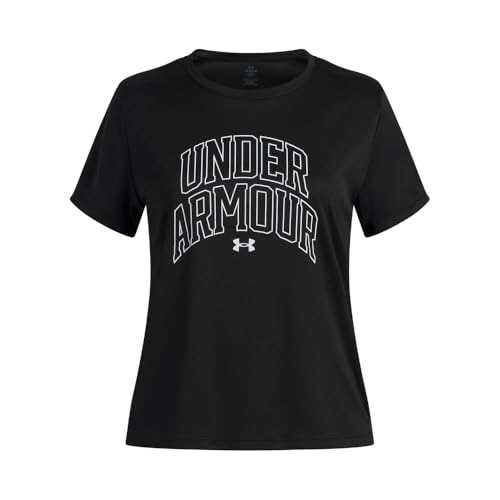 T-shirt Under Armour Tech Varsity enfants anti-transpiration pour rester sec