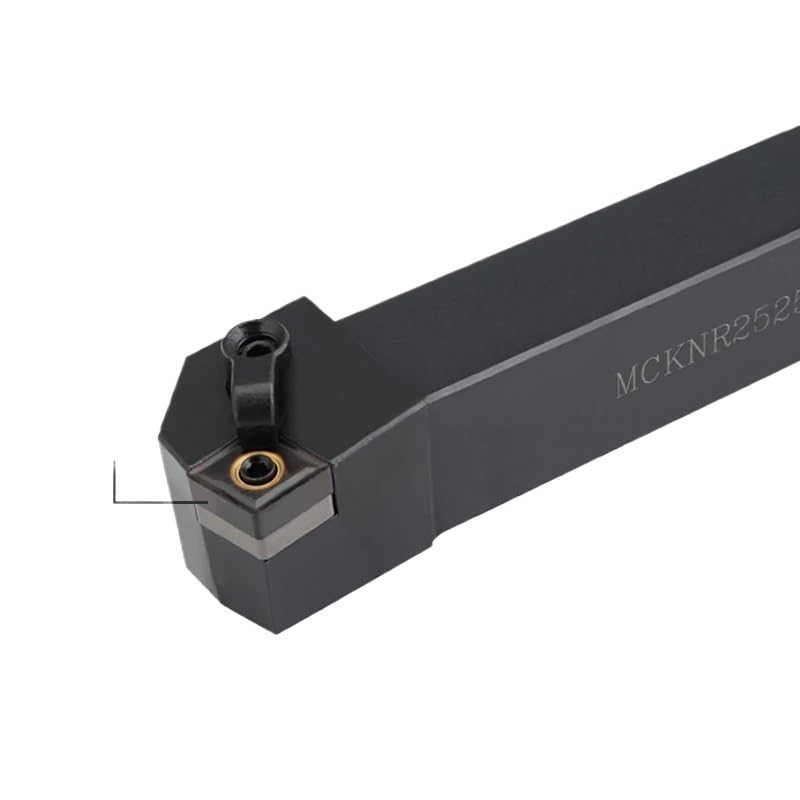 1pc Turning Tool Holder 25mm MCKNR-1616H12 Turning Cutter Metal Cutting Toolholder External Turning Holder CNMG CNC Lathe(MCKNL-1616H12)