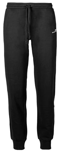 Pantalon de survêtement femme jogginghose fleece chaud noir