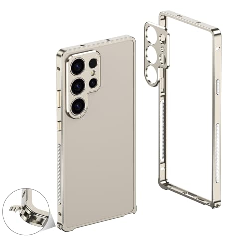 Coque Samsung S26 Ultra antichoc métal or pour éviter les bris d'optique
