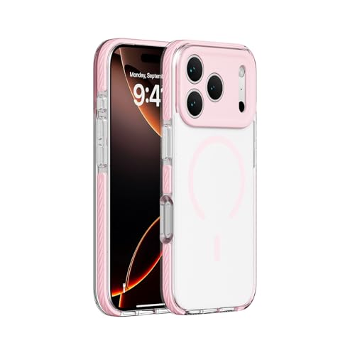 Coque iPhone 14 Pro Max silicone magnétique rose pour votre quotidien actif