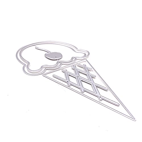 ZFPARTY Ice Cream Shaker Metal Cutting Dies Stencils for DIY Scrapbooking Decorative Embossing DIY Paper Cards
