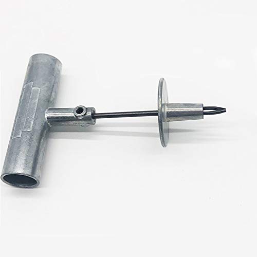 Image of Garneck Tire Repair Puncture Tool Heavy Duty Tyre Puncture Fix Tool T-Handle Tire Repair Tool for RV Automobiles Motorcycles Bicycles Truck Car Acessories