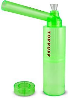 Portable Bong WITH Bottle - Portable Smoking Water Pipe (With Bottle) Bottle Conversion System [Random Color Sent]