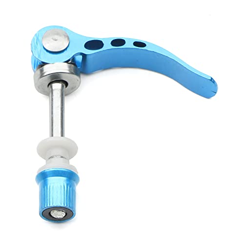 Pxyelec Blue Aluminum Alloy Bike Seat Clamp, M6 × 65mm Bicycle Binder Clamp Bolt Seat Post Quick Release, Pack of 10 - Image 2