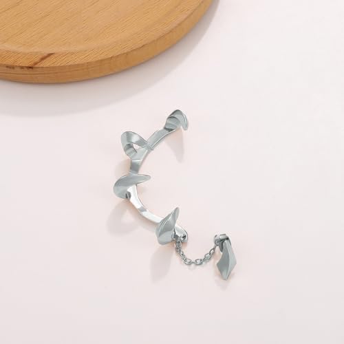 Punk Devil Ear Cuff Earring - Vintage Dragon Claw Gothic Cartilage Ear Wrap Earrings for Women - Halloween Jewelry4