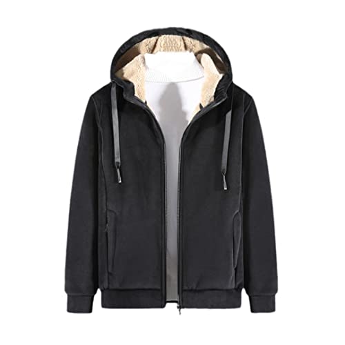 Veste à capuche en polaire homme Vogrtcc idéale pour les sorties froides en ville