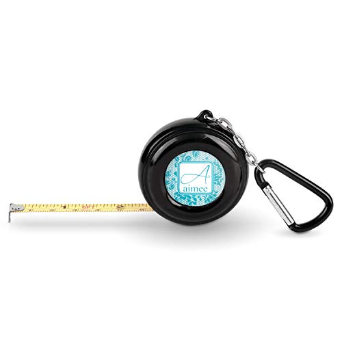 Cinta métrica personalizada con encaje y clip 6 ft miniatura 1