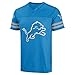 FOCO NFL Men's Officially Licensed Primary Logo Game Day Team Jersey (Large, Detroit Lions - Blue)