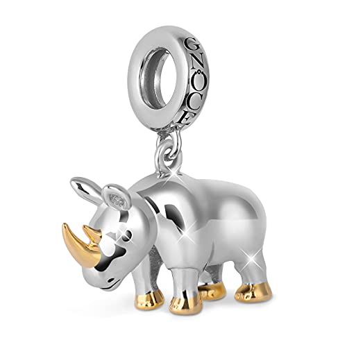 Image of GNOCE Cute Animal Collection Charms 925 Sterling Silver Pendant Dangle Bead Charm Fit for Bracelets and Necklaces, Hand-Finished Keepsake Jewelry Gift for Women, Girls, Mother, BBF
