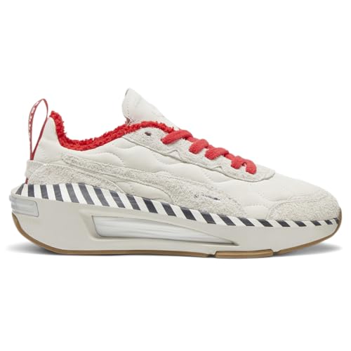PUMA Mens Scuderia Ferrari Style Ultimate Nitro Q Lace Up Sneakers Shoes Casual - Beige - Size 10.5 M