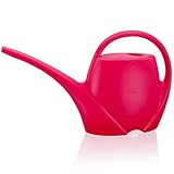 Gießkanne klein für den Zimmerpflanzen 1,7 L - Blumengießkanne aus Hochwertigem Kunststoff - Handliche Giesskanne für Innenbereich - Ideal für Bewässerung für Zimmerpflanzen, Viva Magenta