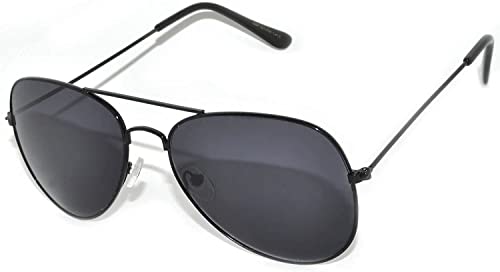 Image of OWL Classic Aviator Style Sunglasses Metal Frame Colored Lens UV 400 Unisex