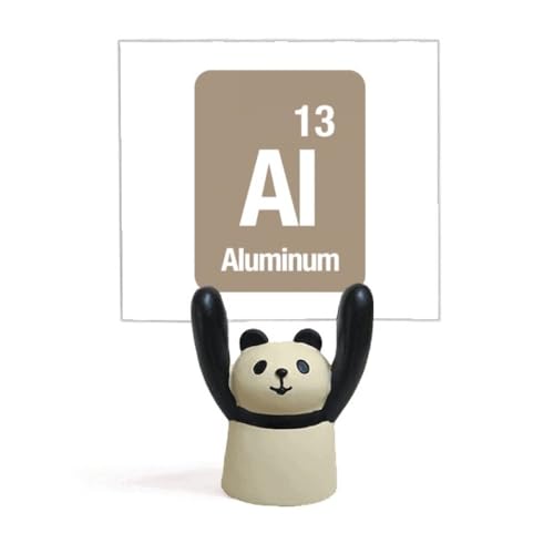 Chem Memo Holder en métal pince note robuste et stable design panda