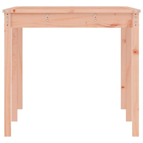 Mesa de jardín de madera de Douglas de 159x82 cm para comedor exterior 7