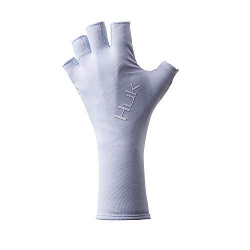 Huk Men's Sun Quick-Drying Fingerless Fishing Gloves, Plein Air, Large-X-Large Huk Men's Sun Quick-Drying Fingerless Fishing Gloves, Plein Air, Large-X-Large