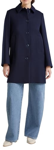 United Colors of Benetton Damen Spolverino 2yebdn07n mantel, blau, 42
